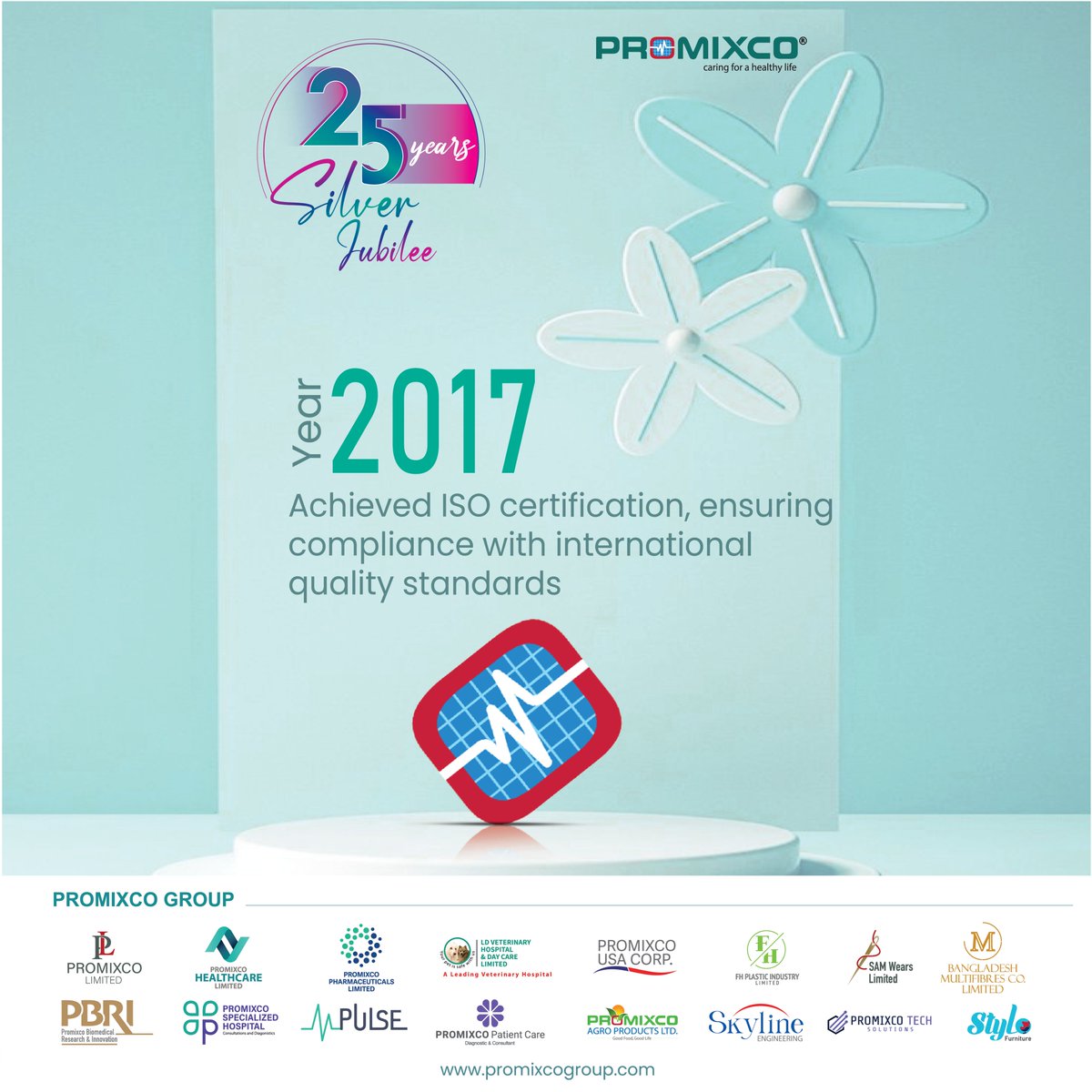 promixco_group's tweet photo. Year 2017 - Achieved ISO certification, ensuring compliance with International quality standards.

#ISO #QualityStandards #Excellence #CommitmentToQuality #ProudMoment #Promixco #SilverJubilee https://t.co/3NUySxwwt6