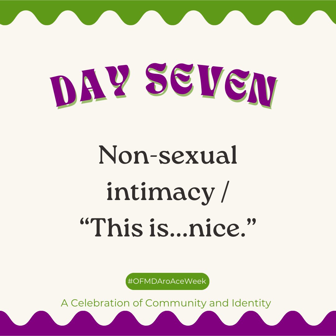 It’s day seven (the final day!!) of #OFMDAroAceWeek and today’s creation prompt is: Non-sexual intimacy / “This is…nice.”

Reply or QRT with what you’ve created!