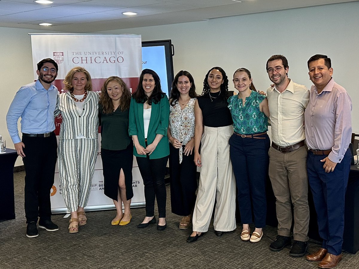 Ariel Kalil (@ariel_kalil) on Twitter photo The <a href="/HarrisBIPLab/">BIP Lab</a> and <a href="/DILatUChicago/">Development Innovation Lab</a> launched Chat2Learn Peru! Fantastic team and stakeholders meeting with representatives from the Ministry of Economy and Finance, the Ministry of Development and Social Inclusion, the Ministry of Education, the World Bank, and UNICEF. The <a href="/HarrisBIPLab/">BIP Lab</a> and <a href="/DILatUChicago/">Development Innovation Lab</a> launched Chat2Learn Peru! Fantastic team and stakeholders meeting with representatives from the Ministry of Economy and Finance, the Ministry of Development and Social Inclusion, the Ministry of Education, the World Bank, and UNICEF.