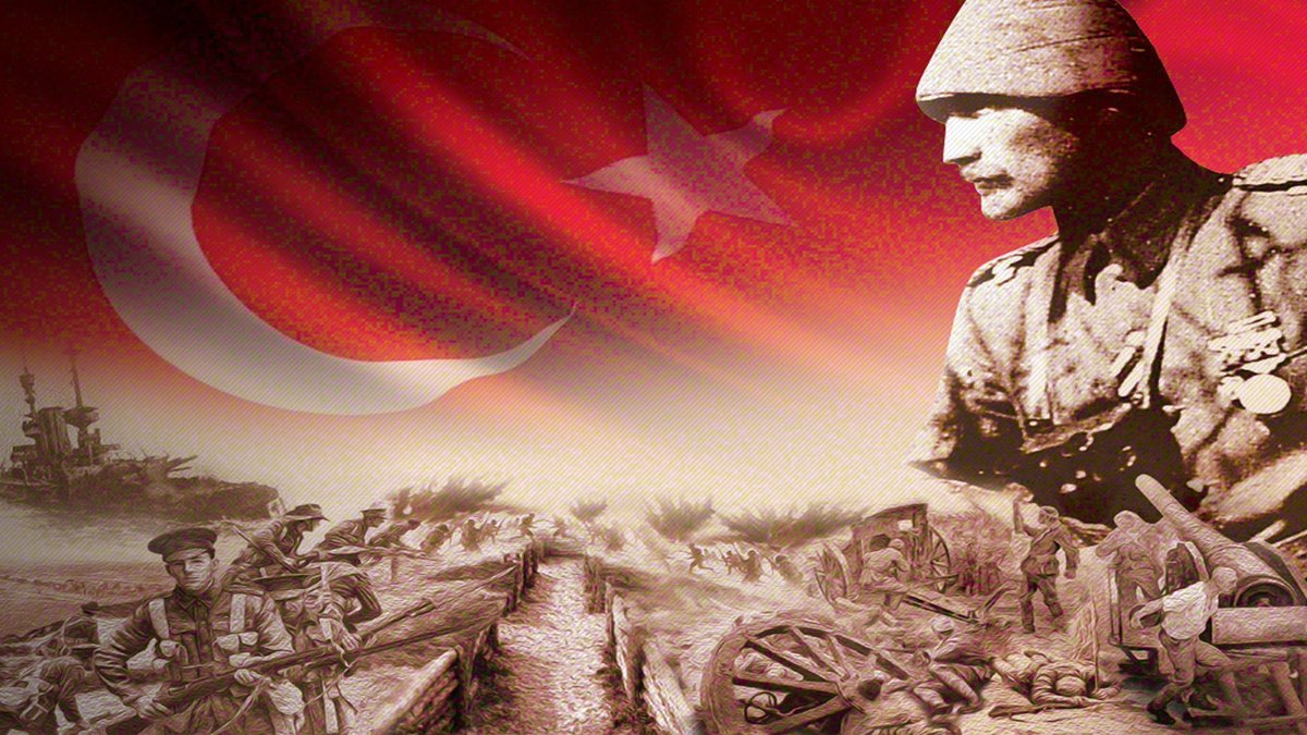 YKBilsem06's tweet photo. Çanakkale Zaferinin  110. Yıl dönümü kutlu olsun. Saygı ve minnetle.. https://t.co/d4XBpqtNA8
