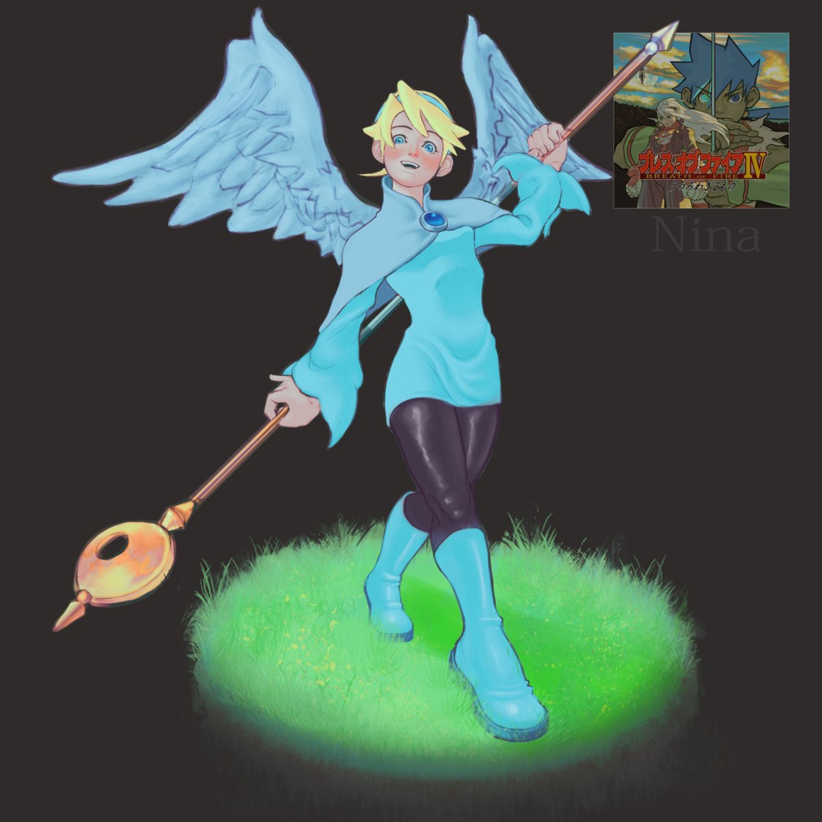 Trikerata3rd's tweet image. Nina - Breath of Fire IV

Requested by [Redacted]

Loved working on this one! Nina design is great, so simple yet fun.

Breath of Fire IV is a Masterpiece and looks absolutely gorgeous, even to this day.

#art #fanart #capcom
