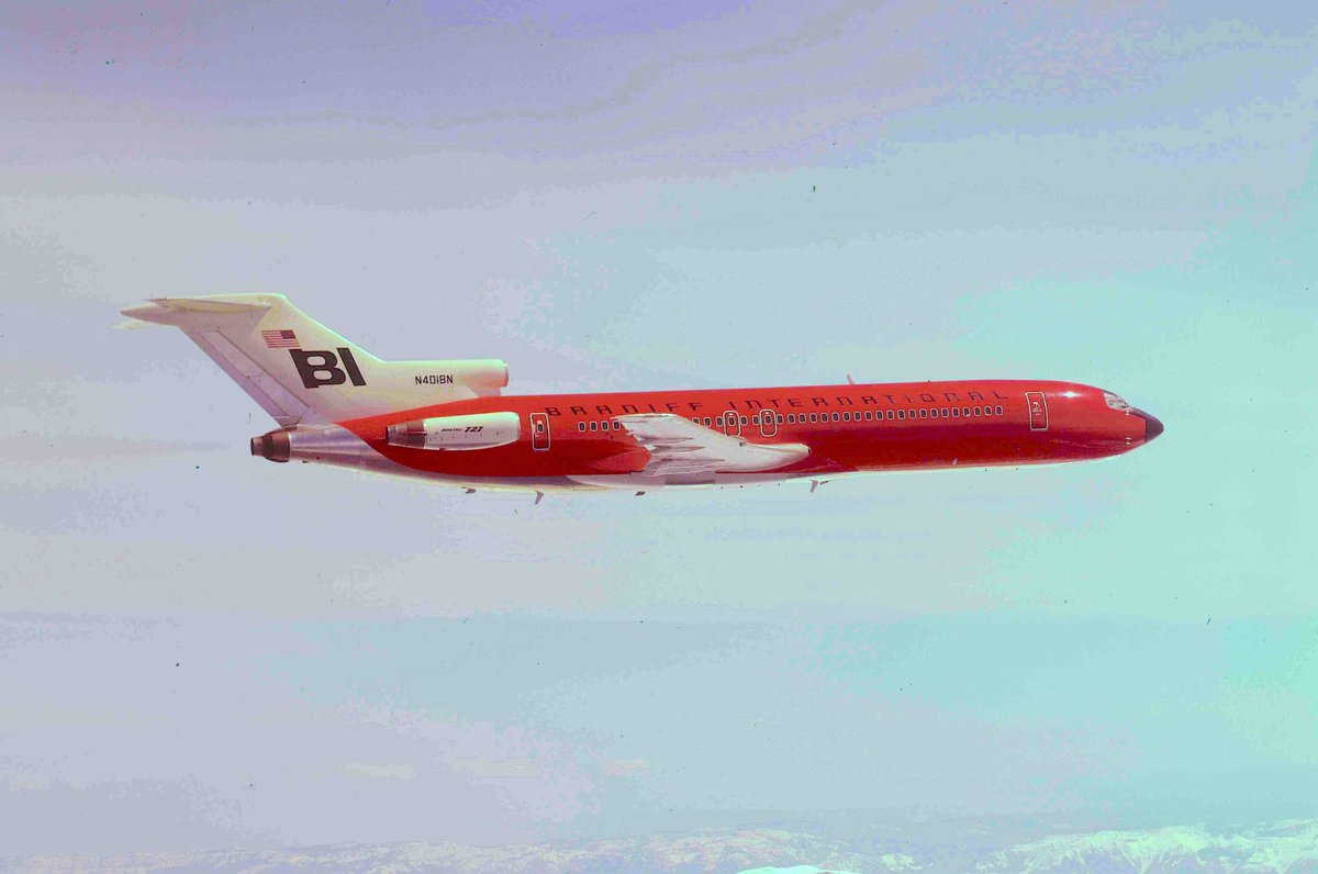 BRANIFF FIRST NEW 727-227 N401BN - On Tuesday, June 30, 1970