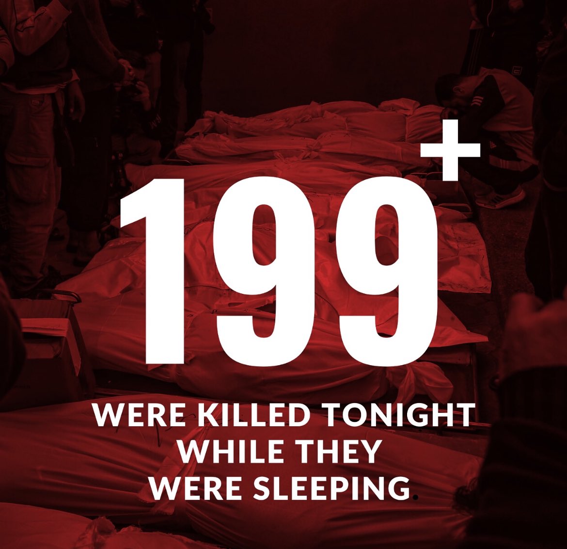 I don't even know what to say - the images are brutal, mostly children, from what I have see.n

Israel did this in an hour after announcing they had ended the ceasefire without any provocation.