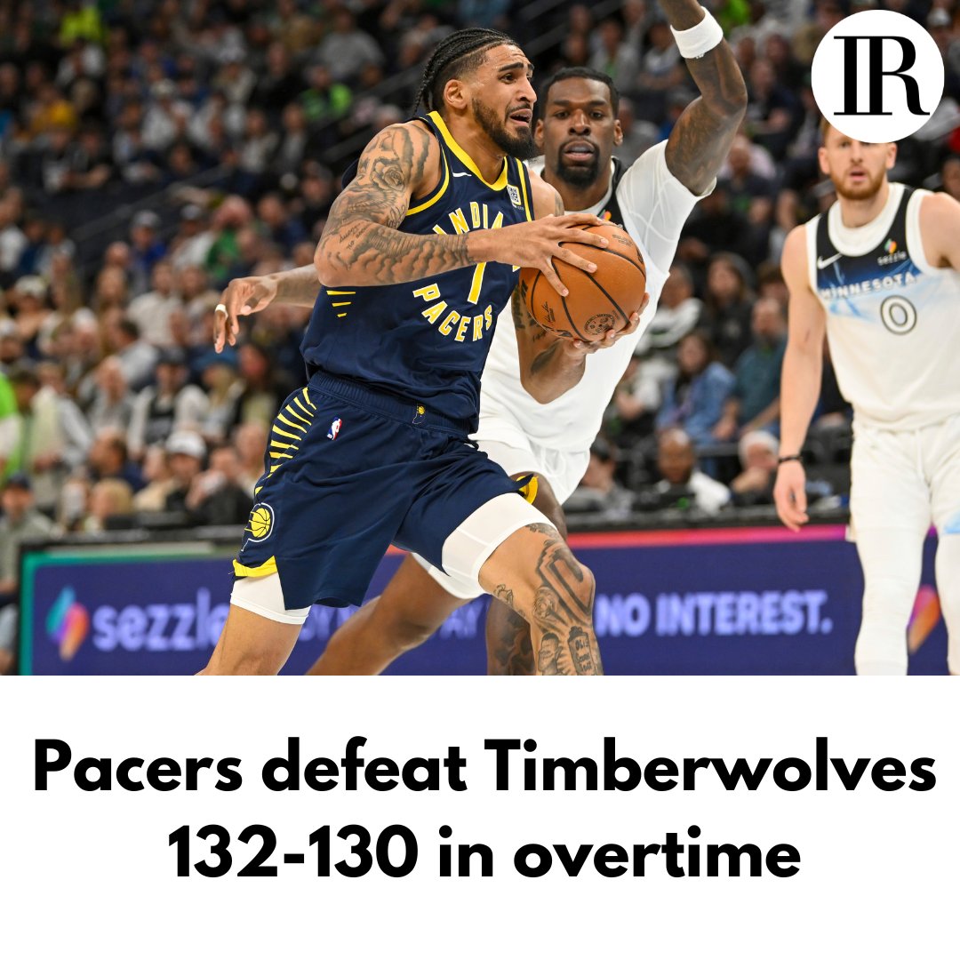 Obi Toppin drops 34 points, including a game-winning three to secure the Pacers win against the Minnesota Timberwolves 132-130 in overtime. 

#News #Sports #Pacers #Timberwolves #NBA  #Live #IndyRecorder #Indianapolis