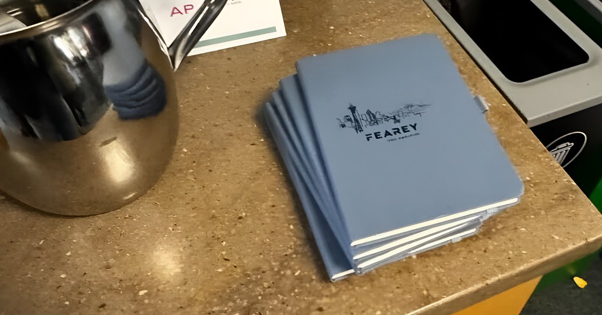 I Spy… 👀

Fearey notebooks spotted at the <a href="/SeattleChamber/">SeattleMetroChamber</a>, good ideas deserve to be written down. ✍️