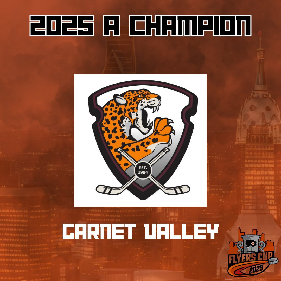 Congratulations to Garnet Valley. 2025 Class A Flyers Cup Champions. Next stop, Pittsburgh!! #flyerscup2025