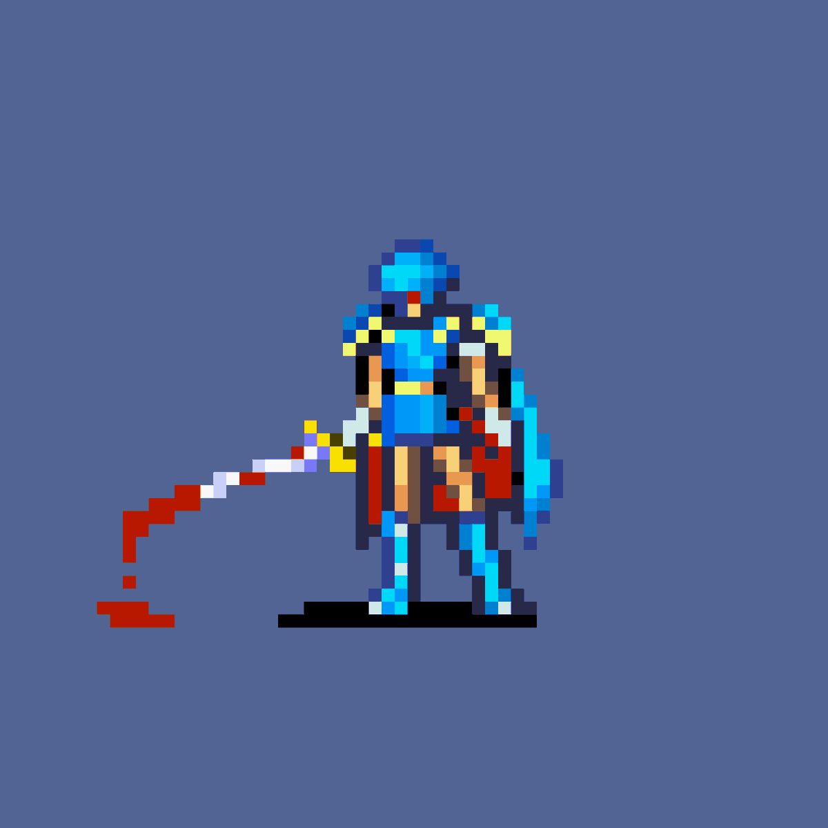 CartoonSockFE's tweet photo. Marth.exe sprite in FE3 pixelated style that I made back in around 2023

#FireEmblem #exe https://t.co/IIxGWNl2wV