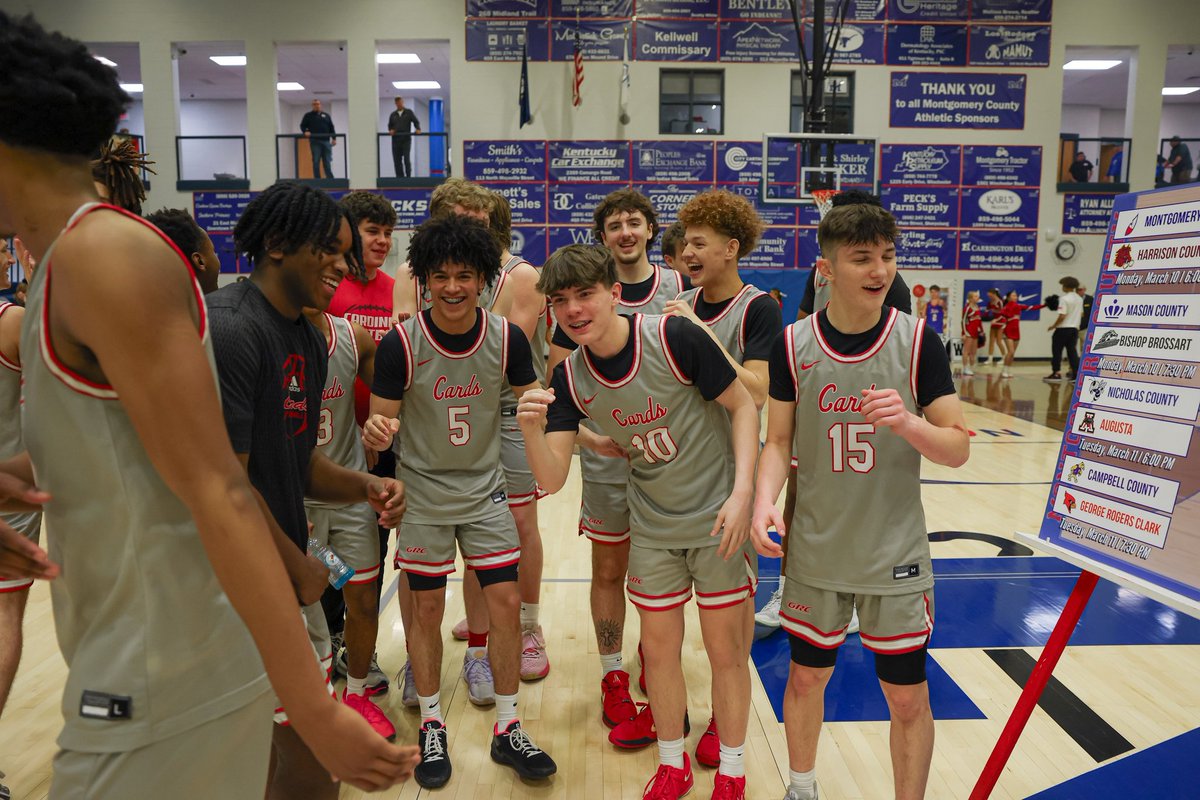 For The 6th Time In The Last 7 Years, GRC Will Compete For The 10th Region Championship on Wednesday Night March 19th @ 7:00pm.

GRC vs Montgomery Co. - 10th Region Championship
#GoCards #WinCity
<a href="/tenthregion/">10thRegion.com</a> <a href="/MatthewPCizek/">Matt Cizek</a> 
<a href="/HLpreps/">Jared Peck</a> <a href="/wkytsports/">WKYT Sports</a> <a href="/GRCStudentMedia/">Smoke Signals Student Media</a> <a href="/GRC_Athletics_/">GRC Athletics</a>