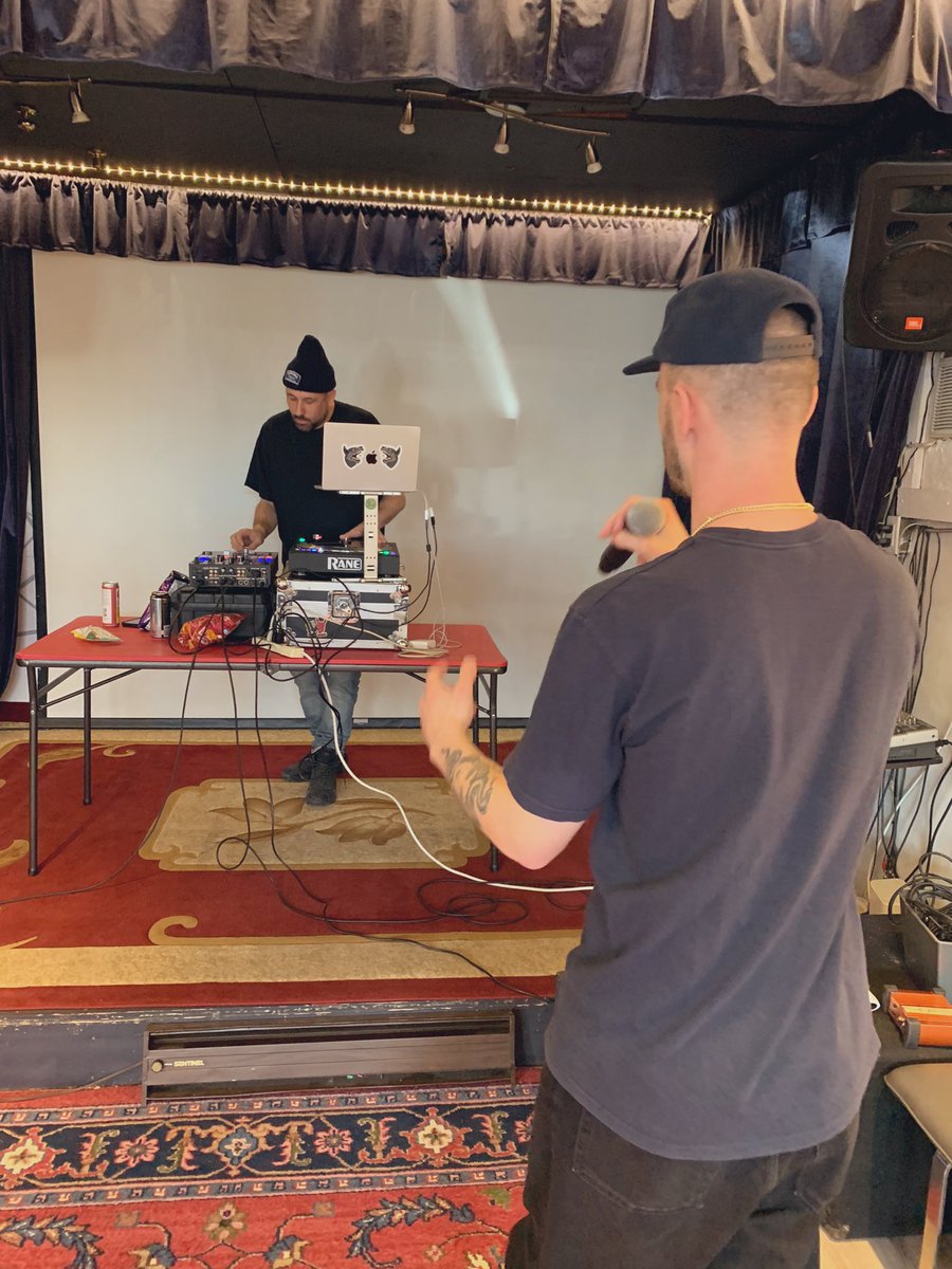 JONDECK1's tweet photo. Full rehearsal mode until we touch down in Calgary April 3rd #partyoutwest #hiphop #alberta #ottawa #mindflip https://t.co/HnVe2AgS1U