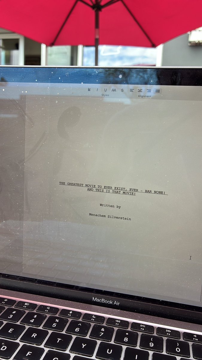 Just humbly working on a new script