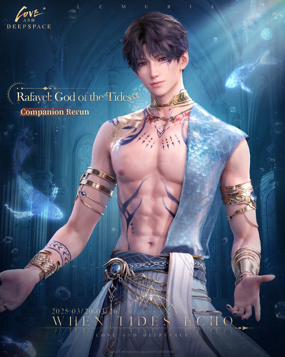 Love_Deepspace's tweet image. Love and Deepspace | Event Preview

🌊The 5-Star Rate UP Pool [When Tides Echo] Limited-Time Rerun will start soon.

🐚Event Duration: from 5:00 A.M. on Mar. 20 to 4:59 A.M. on Mar. 27 (server time)

🐚The 5-Star Rate UP Pool [When Tides Echo] Limited-Time Rerun Event
1. During…