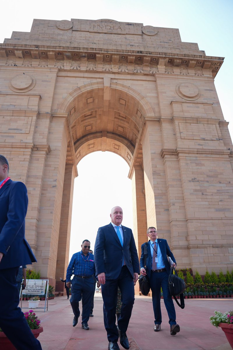 A big first day in Delhi.