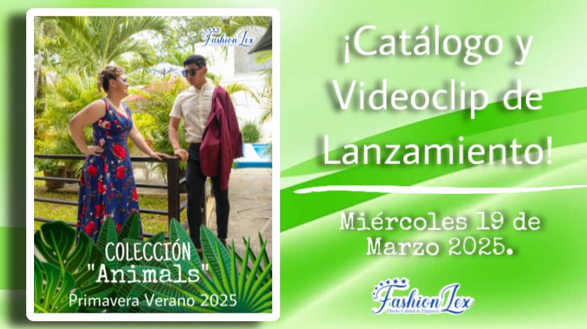 FashionLexModel's tweet image. Ya tenemos fecha de lanzamiento!!! 🚀✨

Catálogo y videoclip este 19 de Marzo por todas nuestras plataformas #FashionLex💙

Inf. 7711857250✅👌🏻
