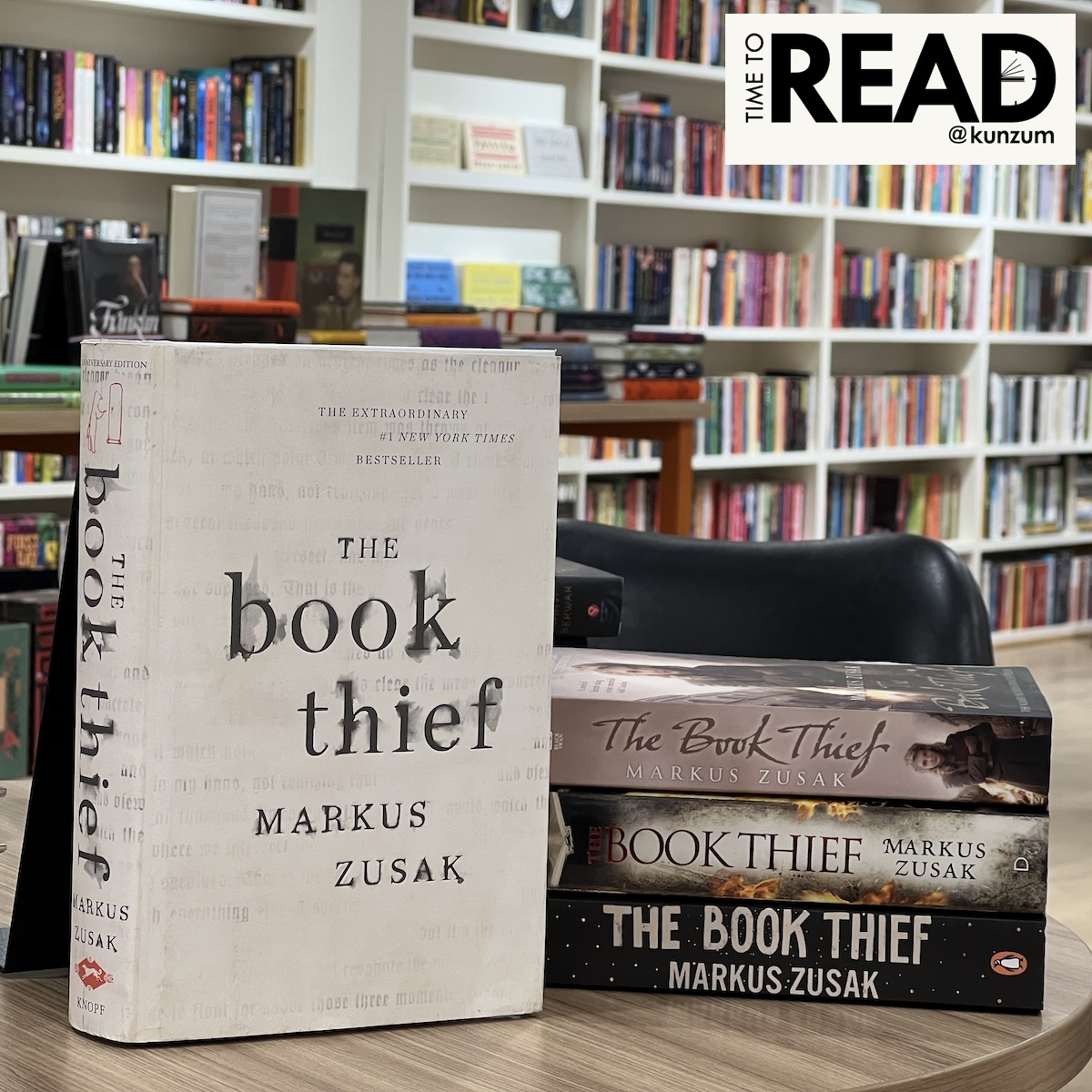 An extract from an essay in the book ‘The Gifts of Reading’ by Markus Zusak, author of ‘The Book Thief’:

“Books are both everything and part of everything.

My mum grew up in a house with not a single book in it. Not one. And she’s the greatest storyteller I know.

When she came