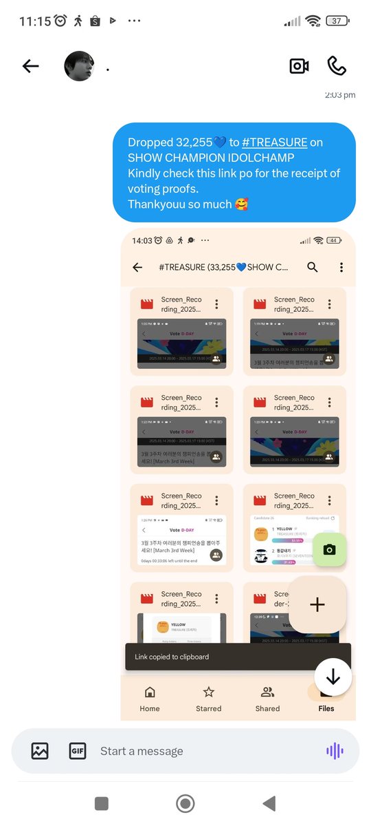 chamsims_beats's tweet photo. Dropped 33,255💙 to #TREASURE on SHOW CHAMPION IDOLCHAMP
Thankyouu for buying blue chamsims again to my shop to the kind buyer ❤️🥰
Always fighting! 🫶
#chambeatsproof https://t.co/9IeG7FrYRi