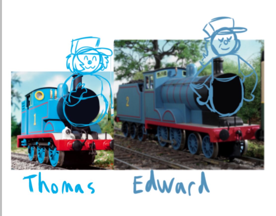 Martianfr0mMars's tweet photo. Thinking of Winston’s design with ttte characters
These aren’t the final the designs but I wanted to give you guys an idea for now
#TTTEEdward #TTTEThomas #TTTEPercy #TTTEHenry #TTTEGordon #TTTEJames #TTTEfanart #Thomasthetankengine https://t.co/fqxLlmWdgx