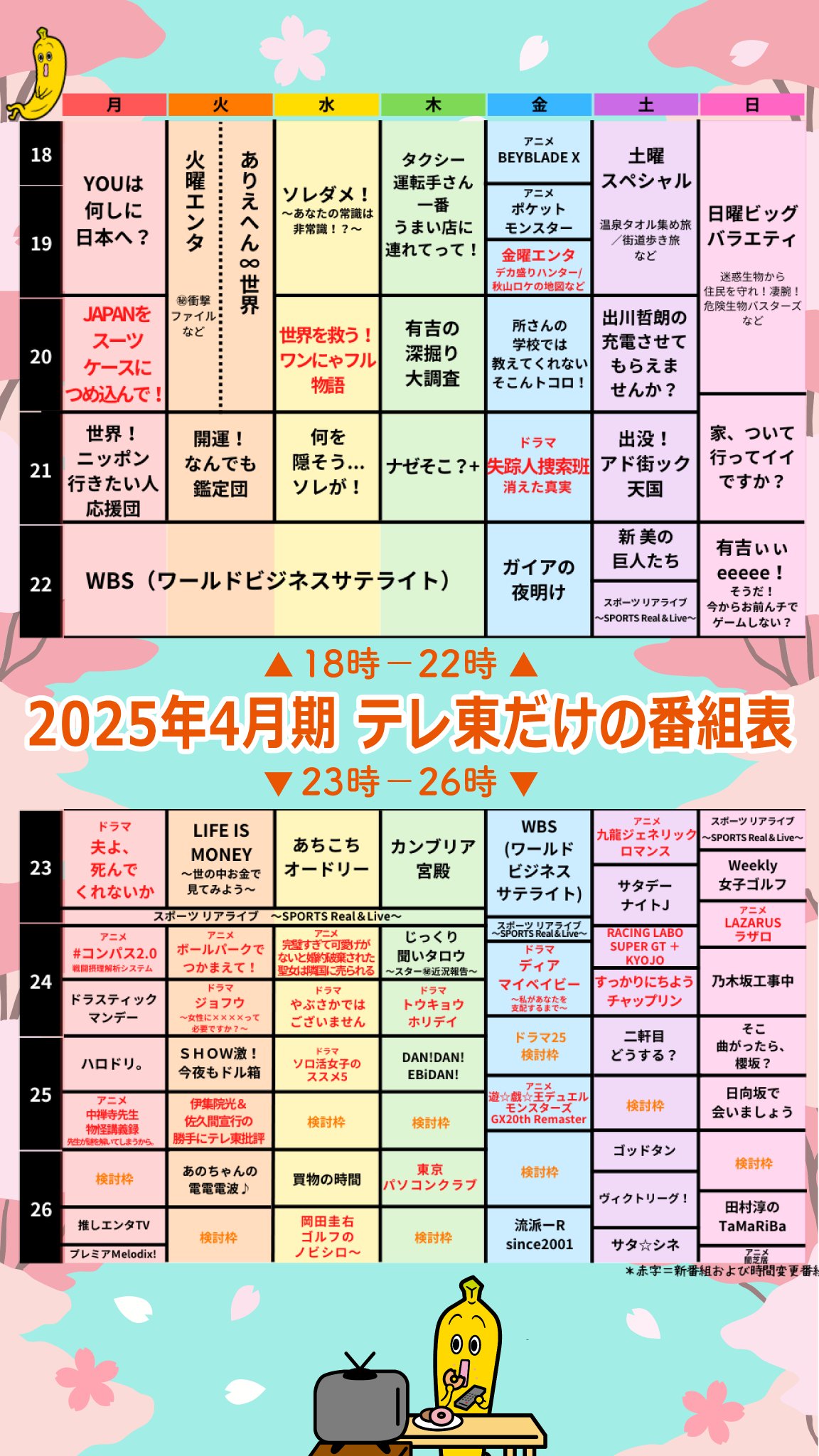 地上波「東京パソコンクラブ」は木曜26時から放送