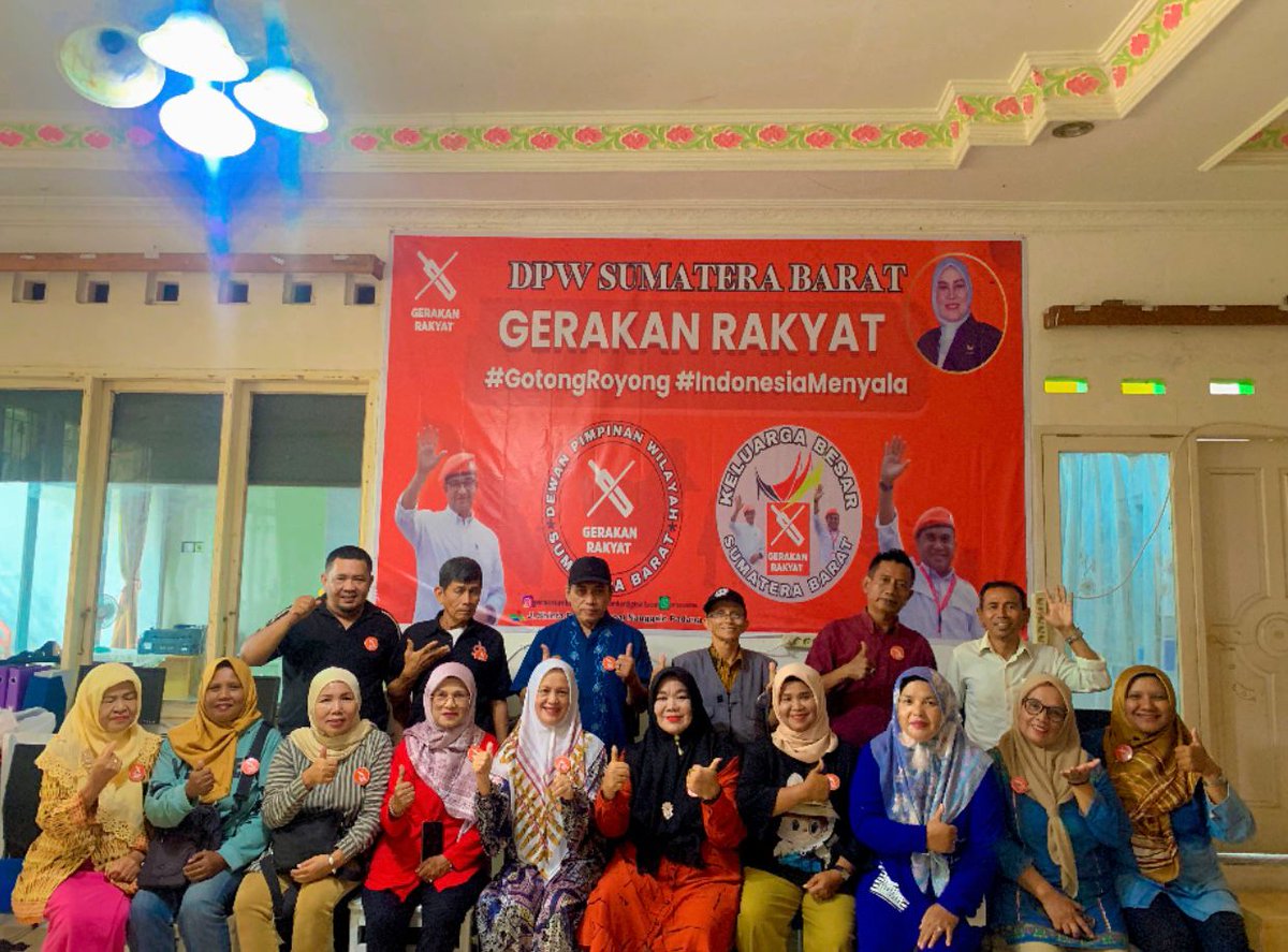Gak cuma DPP nya aja nih yang semangat bergerak, kawan-kawan kepengurusan DPW di Seluruh Indonesia juga langsung gaspol nih 🤩. Nih di Sumbar udah mulai beraksi😬