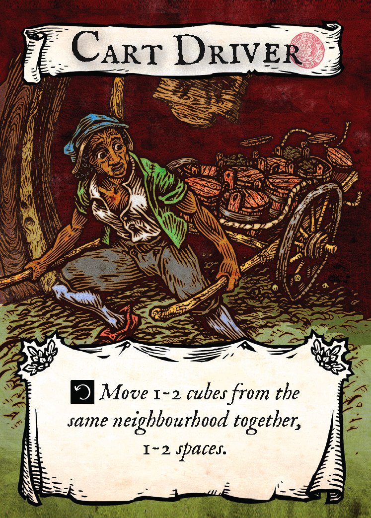 One of the cards from #NightSoil coming soon to #Kickstarter Get ready to see what life was like as a nightsoil worker in Tudor London!