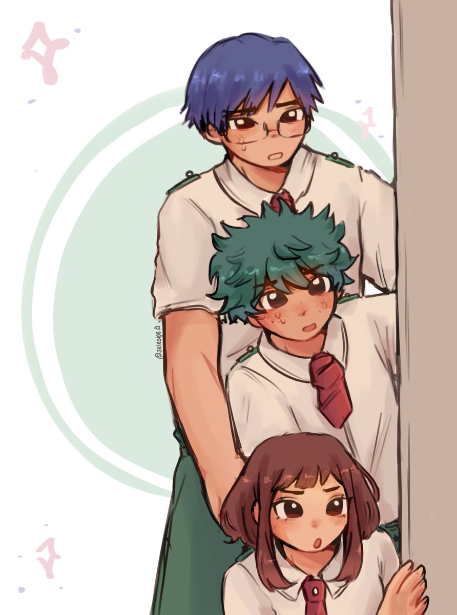 ochapilled's tweet image. the dekusquad trio ever!!!