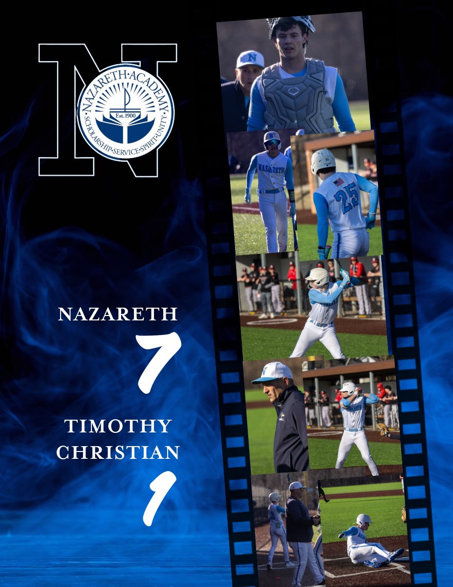 Baseball wins the home opener with a 7-1 victory over Timothy Christian. 

Chase Zidlicky WP 3 IP 7K

Chuck Roche 3B 3 RBI

Jaden Fauske 2B 2 SB R &amp; RBI

Sean Stolfi 2B

Gavin Hartigan 1-1 R RBI and SB