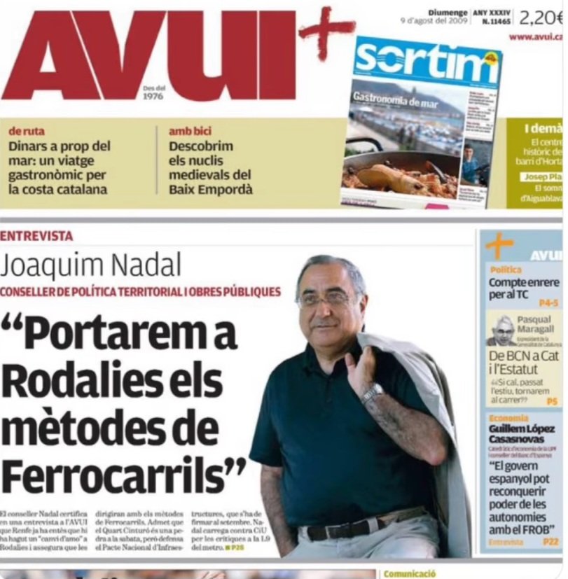 Agost de 2009.
El dia de la marmota socialista.