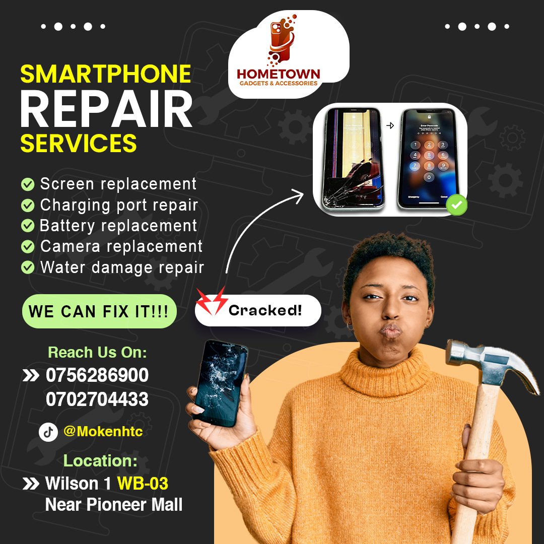 Hometown Gadgets and Accessories ✨ #moha_graphics1 #pioneermall #brokenscreen #phonerepair