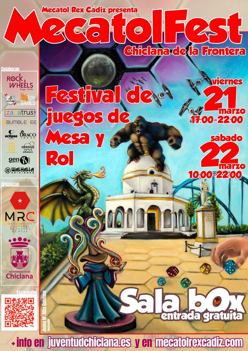 🎲 El Centro Box acogerá el viernes y el sábado un festival de juegos de mesa y rol

👉 Esta iniciativa gratuita tiene como objetivo difundir una forma de ocio alternativo para potenciar las relaciones humanas y sociales

📌 Toda la información aquí ⬇️
chiclana.es/noticias/detal…