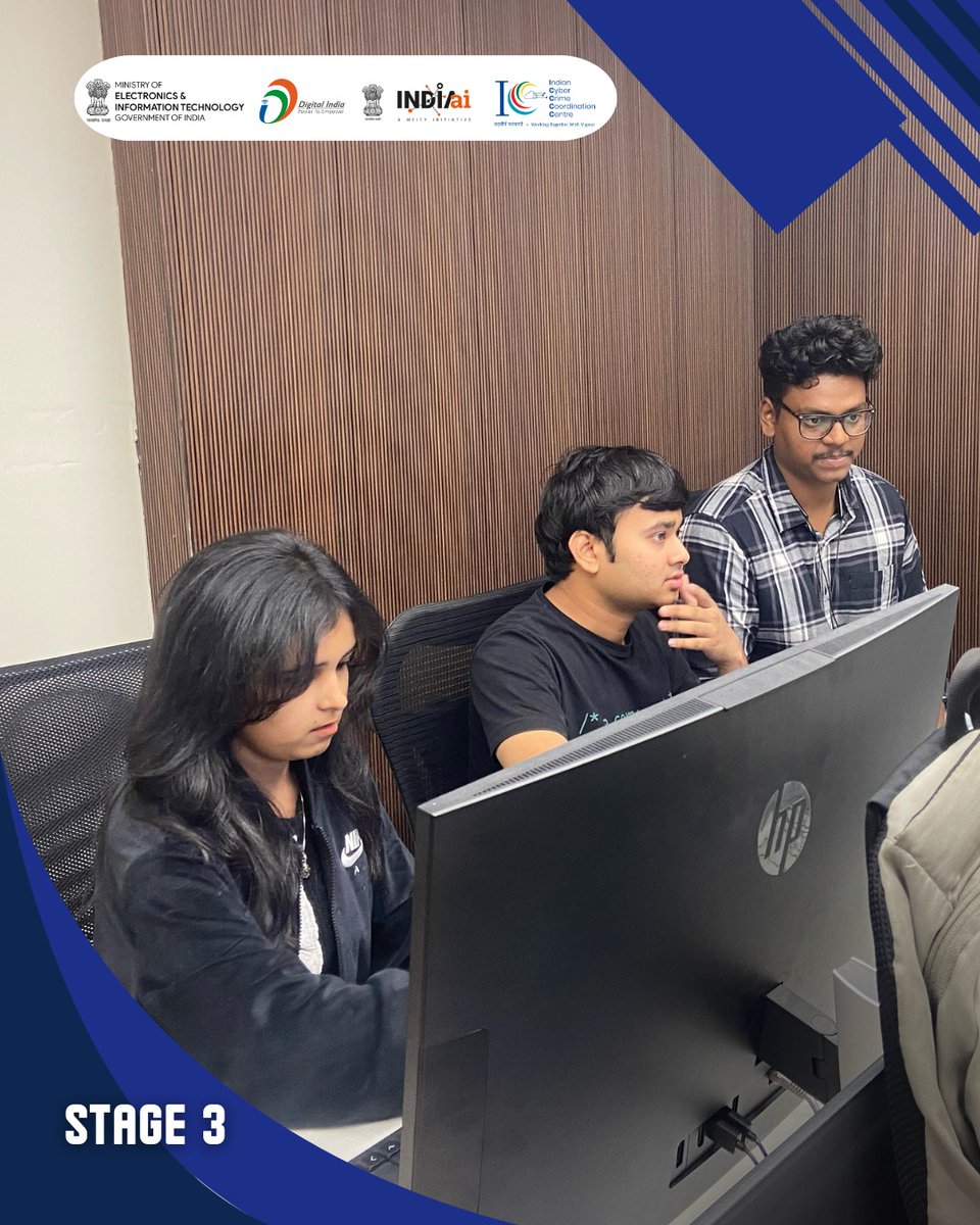OfficialINDIAai's tweet photo. Stage 3 of the IndiaAI CyberGuard AI Hackathon Begins!
๐ธ Swipe through to catch the energy and determination!
#CyberGuardAI #AIforCybersecurity #IndiaAI #Hackathon https://t.co/hXglrKTGQd