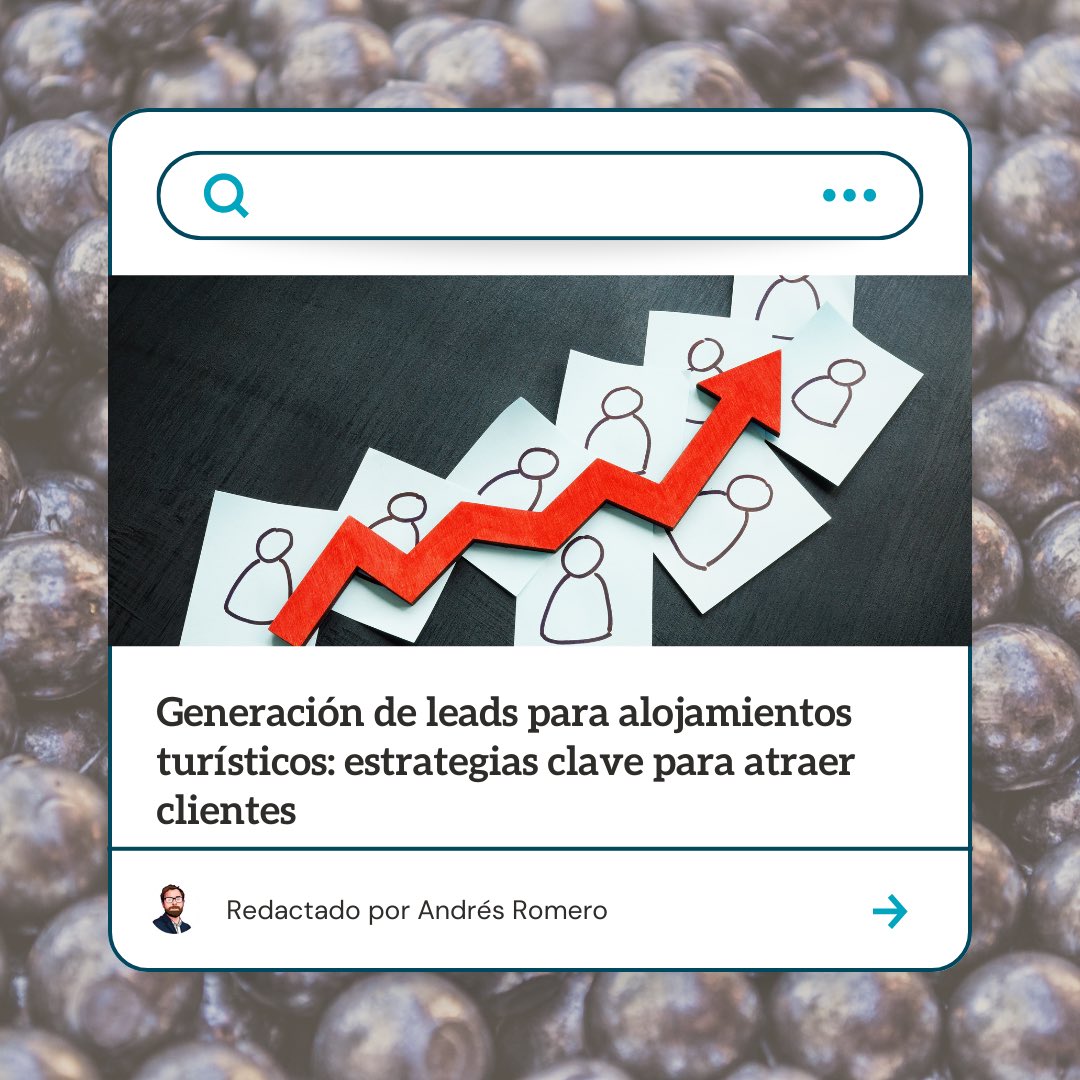 💡Recomendaciones para atraer clientes en tu estrategia de #MarketingDigital 🚀

🕵️Nuestro compañero <a href="/andresturiweb/">Andrés Romero</a> nos plantea algunos consejos básicos para potenciar nuestra estrategia de captación de clientes en el alojamiento 🏡🛖🏢

ℹ️Leer artículo: asiri.es/generacion-de-…