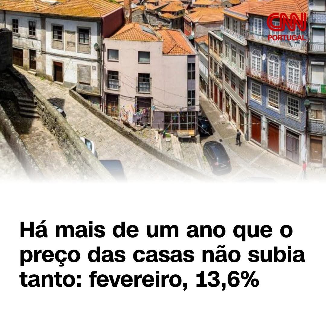 Incrível trabalho de Miguel Pinto Luz na habitação! Em apenas um ano, os preços das casas subiram 13,6%. Se o objetivo era tornar a compra de casa um sonho cada vez mais distante para os portugueses, missão cumprida com distinção.