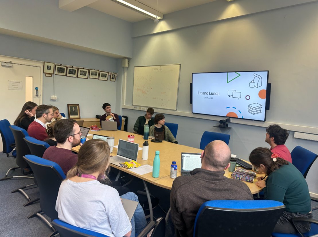 Our Chemical Biologists at Newcastle University started a new initiative called Lit &amp; Lunch! Team members gather to discuss academic literature - a great way to engage with new ideas, sharpen critical thinking, and enjoy lunch with colleagues 🥪 📗

#academicpaper #lunchtime