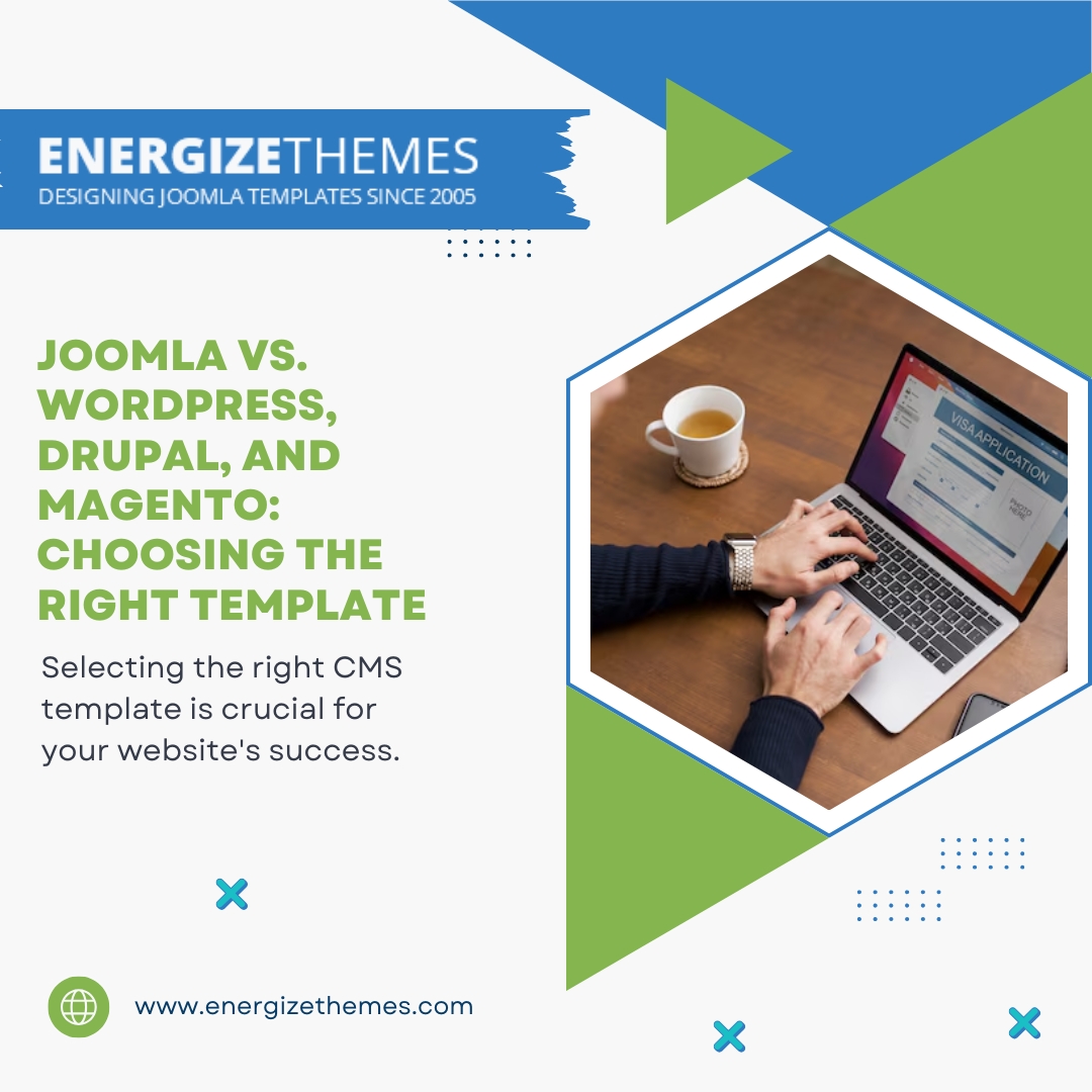 Energize Themes specialises in Joomla templates that combine ease of use with powerful features. Our templates are designed for various industries, ensuring a functional online presence.

🔗 Explore our range of Joomla templates: cstu.io/f0ff04

#Joomla #CMS #WebDesign