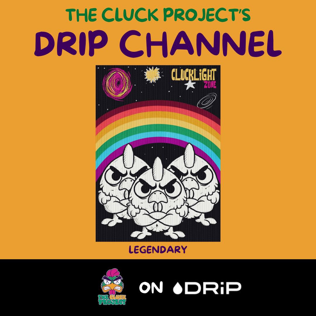 If you are one of the top 5 thankers 💧 on <a href="/drip_haus/">DRiP 💧</a> then this clucklight zone piece 👇 is coming your way

⏰ 5 days left

🔗 👇