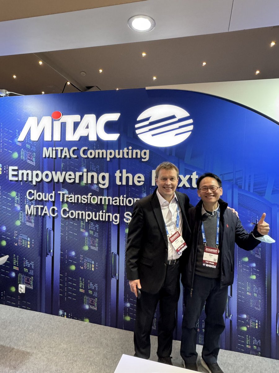 MiTACcomputing's tweet image. 🚀 We’re at #CloudFest 2025! 

🚀 Visit Booth H12 &amp;amp; H13 (March 17-20) to explore our latest AI, HPC &amp;amp; cloud servers. 

Meet our team &amp;amp; see innovation in action! 🔥 

#MiTACComputing #DataCenter #HPC #CloudInfrastructure