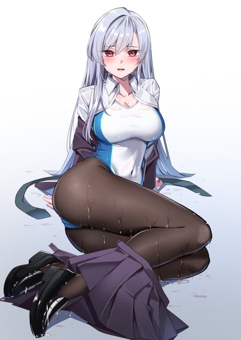 競泳水着凪乃さん
#100カノファンアート 