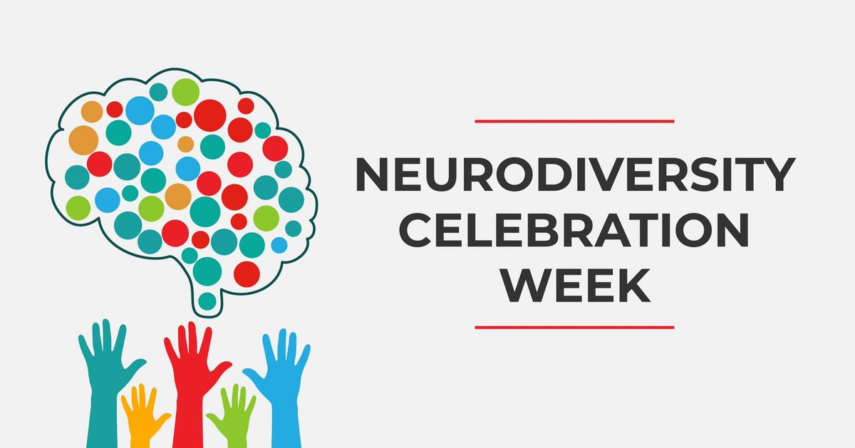 Neurodiversity Celebration Week aims to bring about worldwide neurodiversity acceptance, equality and inclusion in schools and workplaces <a href="/EKHUFT/">East Kent Hospitals</a> <a href="/EKHUFTWellbeing/">EKHUFT Staff Wellbeing Team</a>