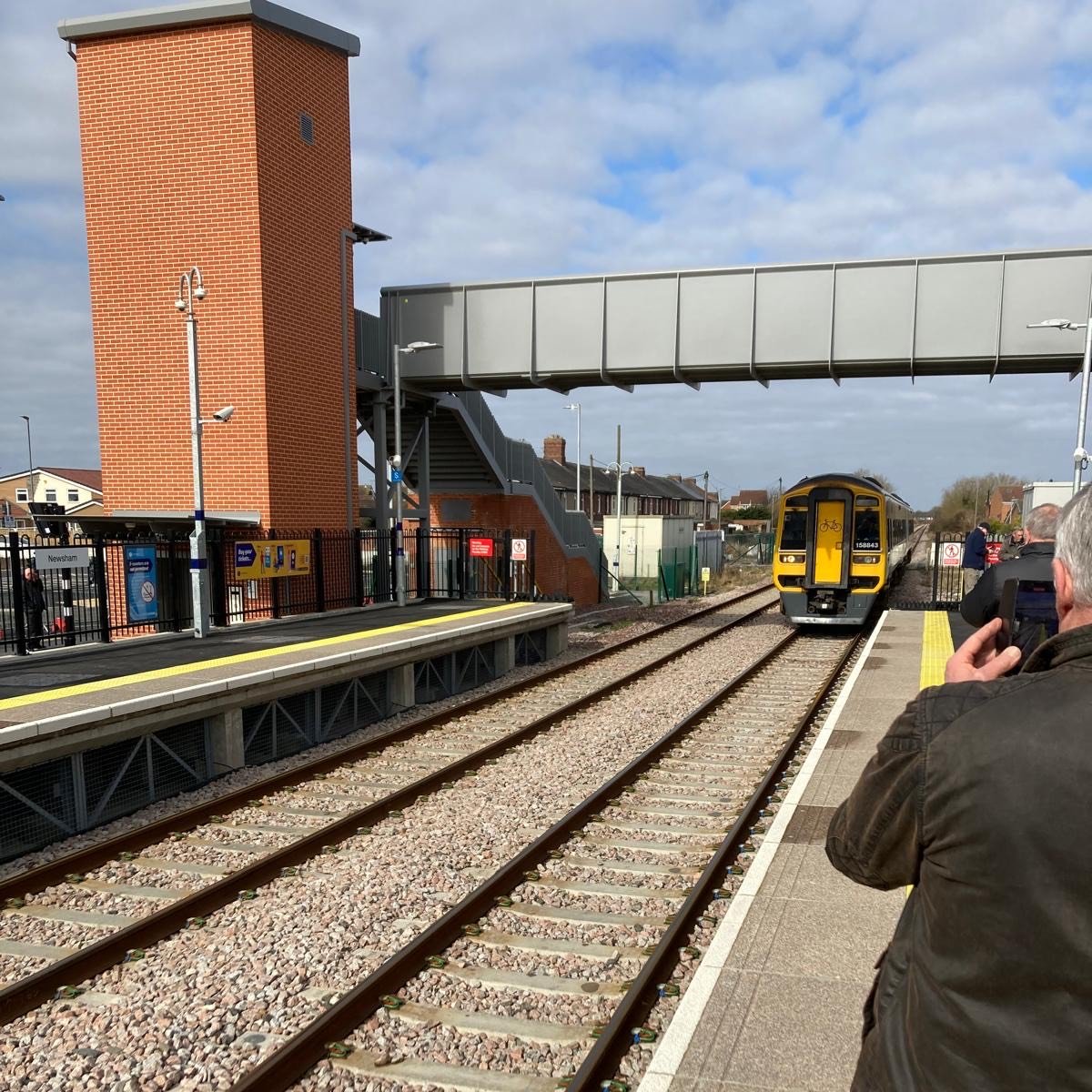 🚉 Newsham railway station on the Northumberland Line opened to passengers yesterday, bringing improved connectivity and new opportunities to the region🚉