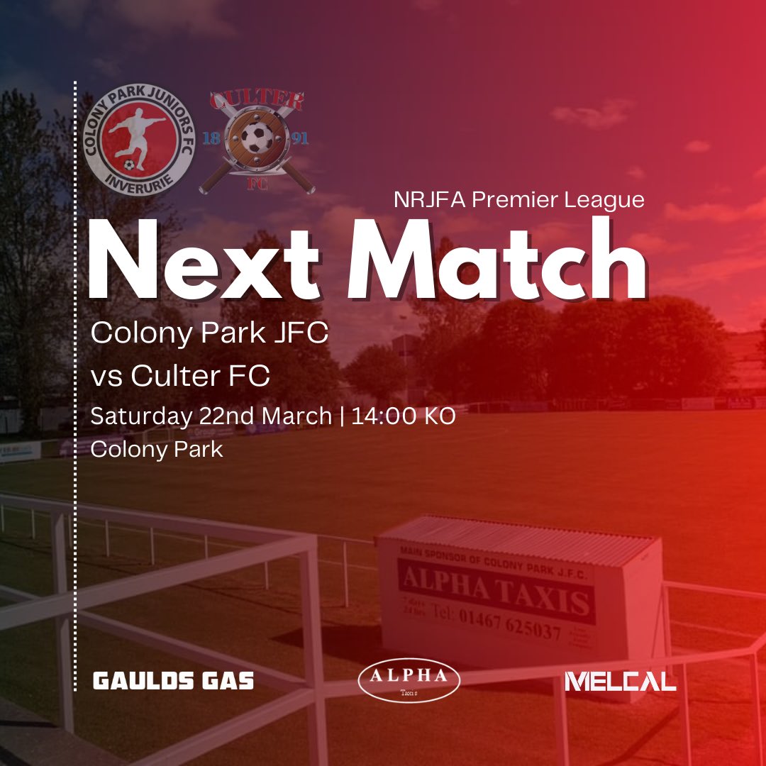 Next up is Culter FC.