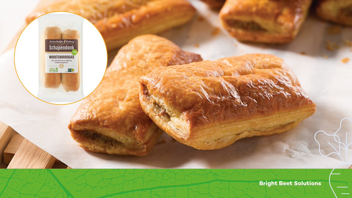 Schapendonk worsten- en saucijzenbroodjes met Fidesse®! Dankzij dit duurzame zijproduct behouden de worsten en saucijzen hun structuur en sappigheid. Ontdek hoe we het maximale uit onze bieten halen en bijdragen aan een toekomstbestendige keten! #weekvandecirculaireeconomie