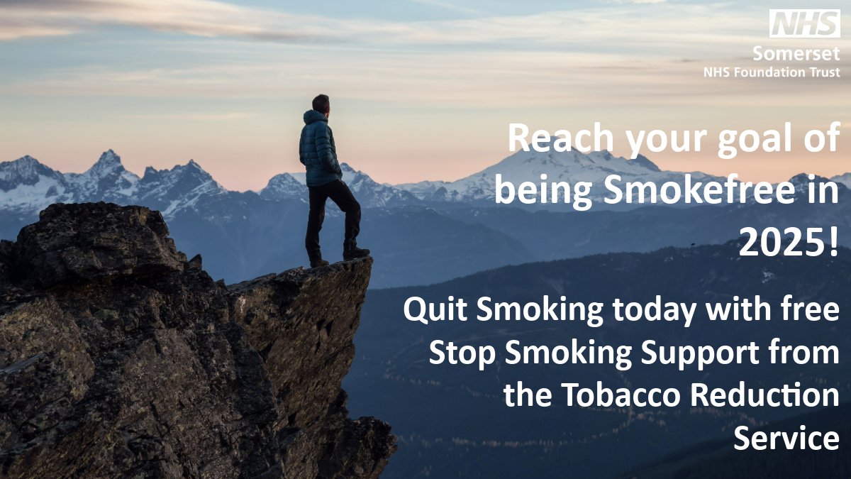 Reach your goal of being Smokefree in 2025🎯

Quit Smoking with Local Stop Smoking Support in Somerset🚭

#quitsmoking #somersetft #smokefreesomerset #somerset #support #smokefree #tobacco #goal #goalsetting #nhs