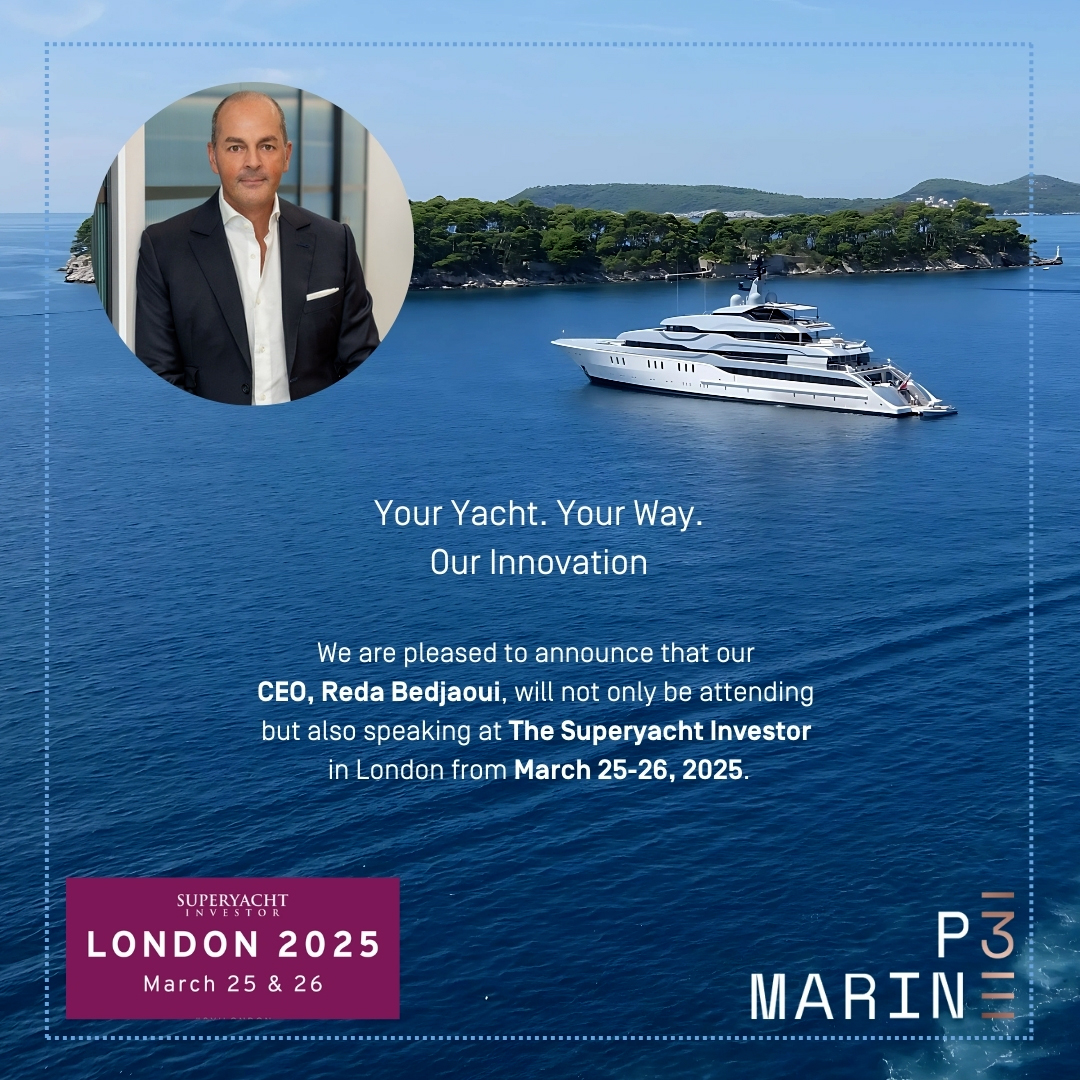 Privat3 Money (@privat3money) on Twitter photo P3 Marine: Making Another Wave! ๐
Our CEO, Reda Bedjaoui, speaks at <a href="/SYInvestor/">Superyacht Investor</a> in London on March 25-26, 2025.
Connect with us today: p3marine.com or email us at sales@p3marine.com
#P3Marine #YachtManagement #AllinOnePlatform P3 Marine: Making Another Wave! ๐
Our CEO, Reda Bedjaoui, speaks at <a href="/SYInvestor/">Superyacht Investor</a> in London on March 25-26, 2025.
Connect with us today: p3marine.com or email us at sales@p3marine.com
#P3Marine #YachtManagement #AllinOnePlatform