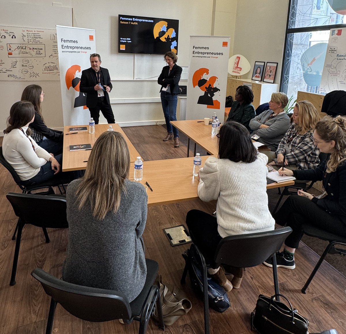 Lancement de la 7° édition du dispositif #FemmesEntrepreneuses d’<a href="/Orange_France/">Orange France</a> 
10 porteuses de projets en Auvergne Rhône Alpes vont bénéficier d’ateliers, de mentoring, et du soutien d’un réseau. 
À bientôt pour découvrir leurs portraits.