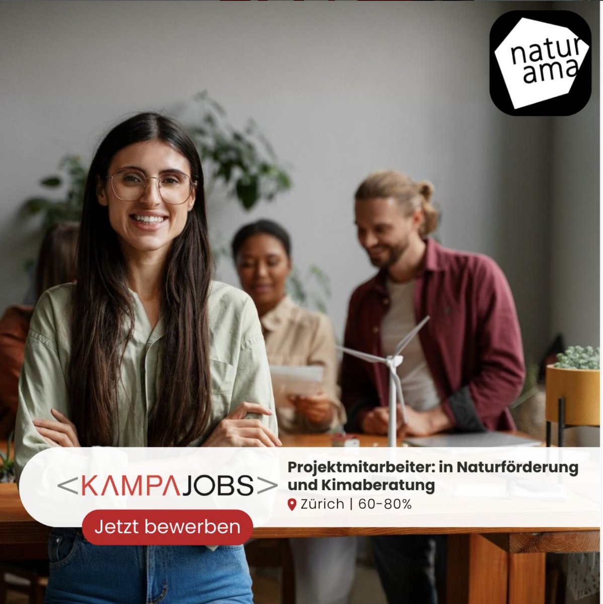 kampajobs's tweet photo. Projektmitarbeiter:in Naturförderung &amp; Klimaberatung gesucht! Die Naturama Aargau gibt der Natur eine Stimme! Zur Unterstützung des Teams in Aarau suchen wir eine:n Projektmitarbeiter:in Naturförderung &amp; Klimaberatung für 6–8 Monate. https://t.co/SkRiV5DLwT https://t.co/9rjwfyyY3M