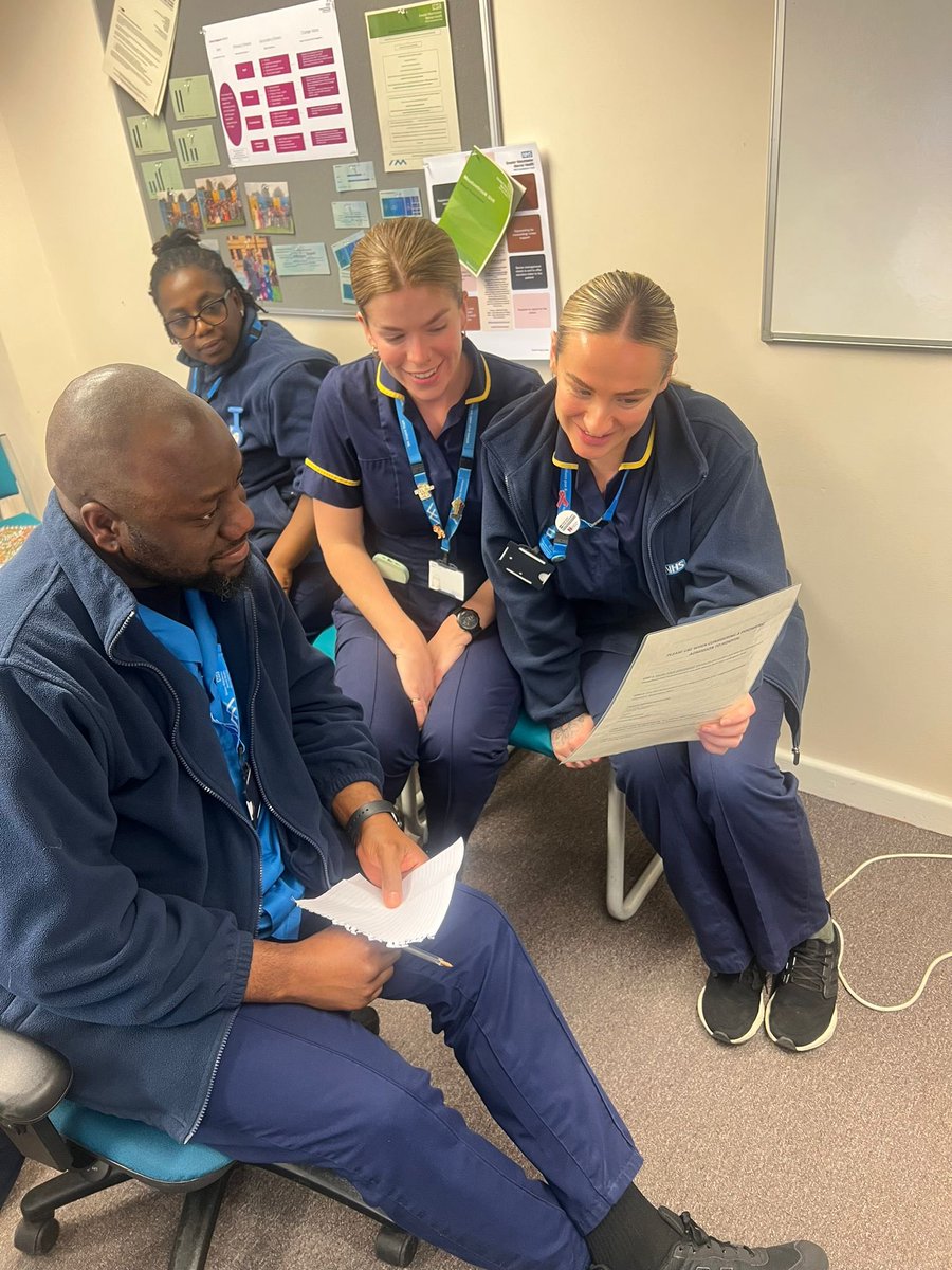 CaraOates1's tweet image. Last week we started our training to roll out the Purposeful Admission Formulation & Statement across our MHLT, HBT & Inpatient Teams.
The statements will be developed collaboratively with our service users to ensure admissions are clear, therapeutic & purposeful.
@GMMH_NHS