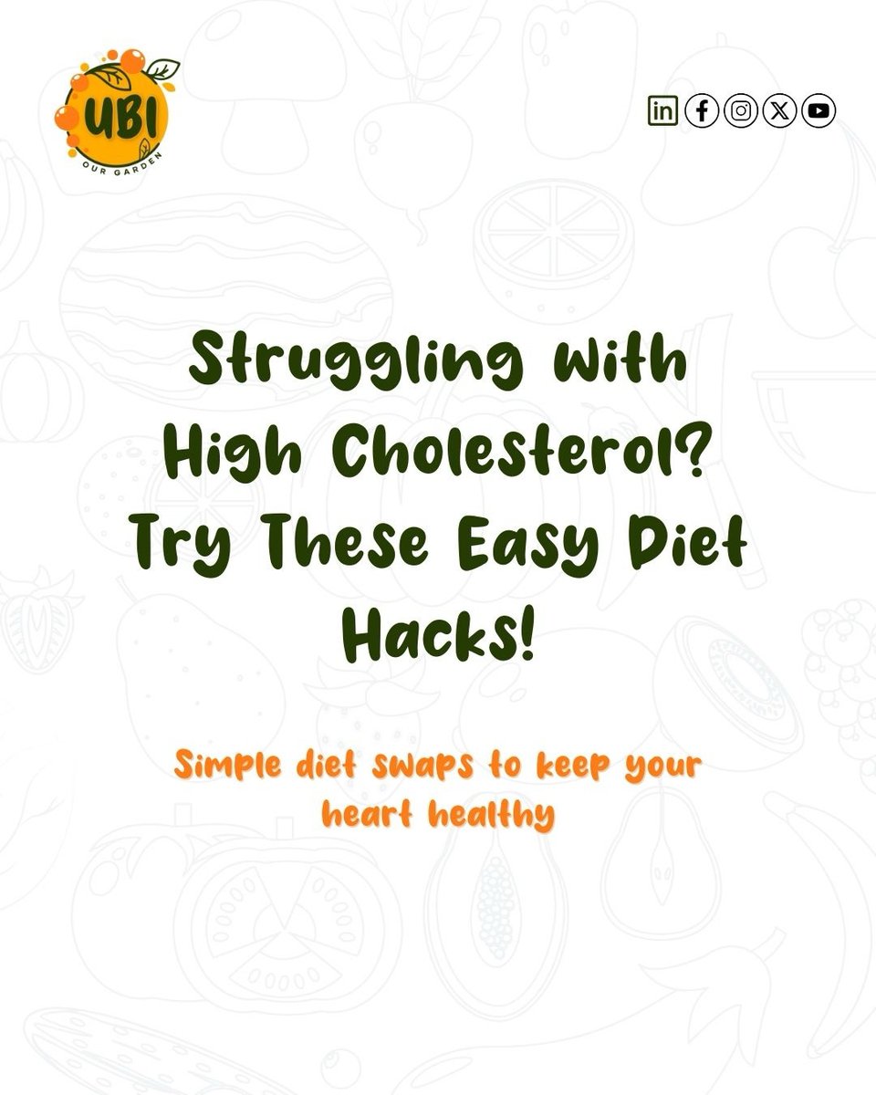get_ubi's tweet image. Managing cholesterol doesn’t have to be complicated! 

Swipe for simple diet swaps to keep your heart healthy:

Remember small changes, big impact! Start today and show your heart some love. ❤️

#UBIWellness #HeartHealth #CholesterolTips #EatWellLiveWell