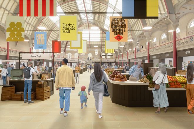 🌟 Big news for Derby! 🌟 The revamped Derby Market Hall reopens this Spring, bringing a vibrant mix of independent shops, delicious food, and top-notch entertainment. It’s the new hub for creativity, heritage, and innovation! Stay tuned for updates! 💙 #DerbyMarketHall