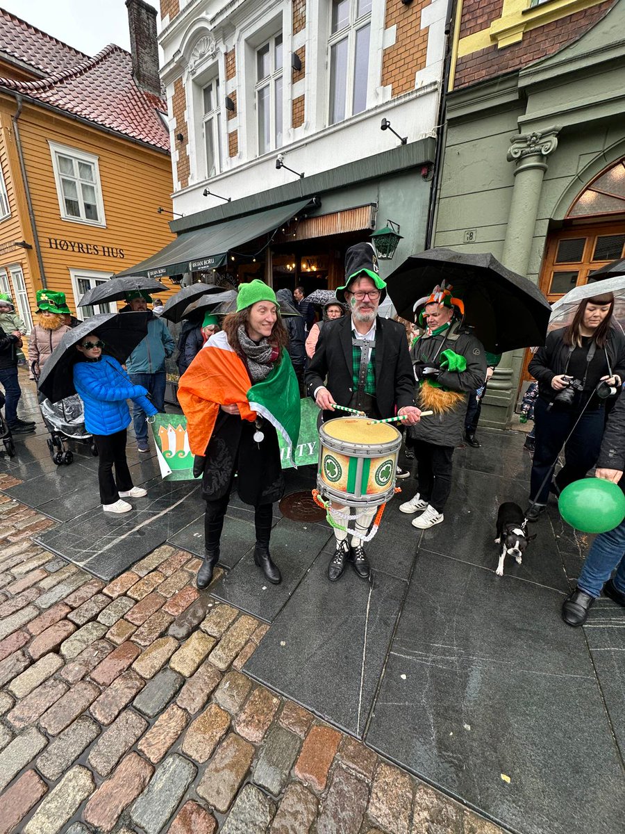There was also a fantastic turnout in #Bergen too, even with the classic Bergen weather! ☔️