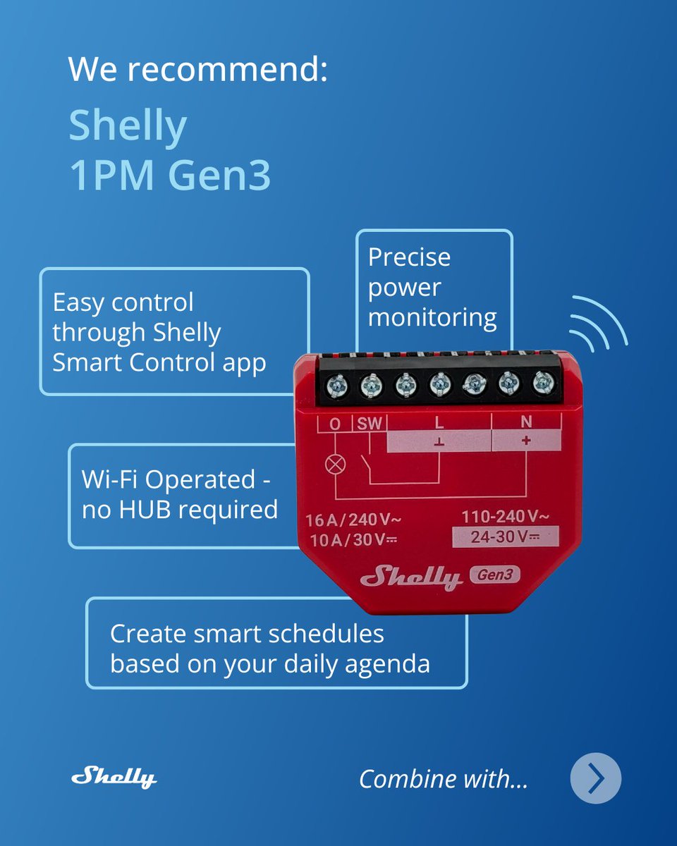shelly_IoT's tweet image. 📵 Smart Screen Time for Teens ⏳

Help teens unplug with automated limits!
✅ 1PM Mini Gen3 🔌 Plug S Gen3 

No arguments, no reminders—just smarter screen time: shorturl.at/Fm1o4 

#SmartParenting #TeenScreenTime #ShellySmartHome
