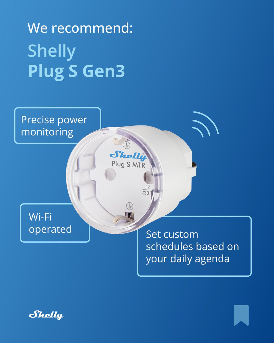 shelly_IoT's tweet image. 📵 Smart Screen Time for Teens ⏳

Help teens unplug with automated limits!
✅ 1PM Mini Gen3 🔌 Plug S Gen3 

No arguments, no reminders—just smarter screen time: shorturl.at/Fm1o4 

#SmartParenting #TeenScreenTime #ShellySmartHome
